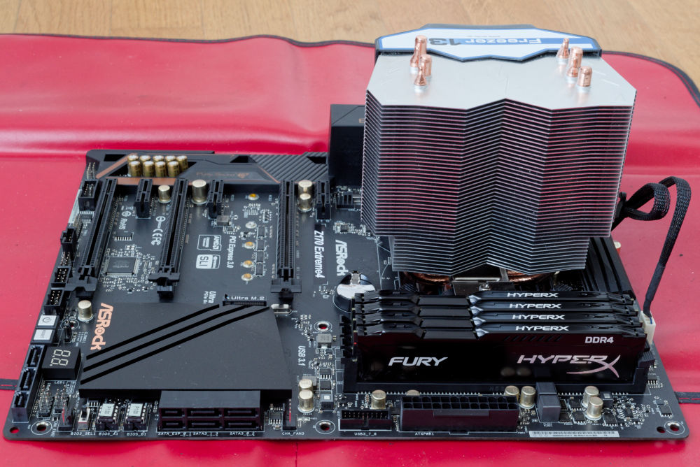 Mainboard nach dem Ausbau